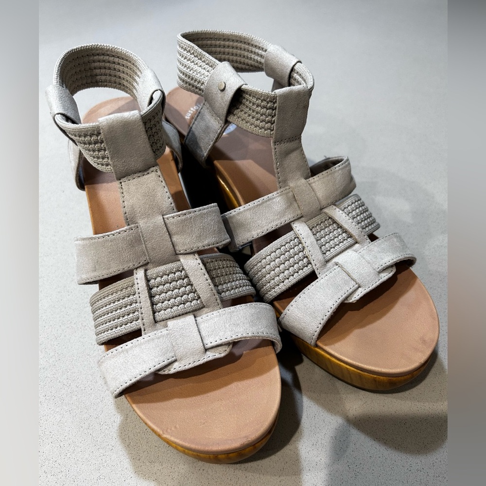 Dr. Scholl's Shoes Womens Blossom Platform Sandals